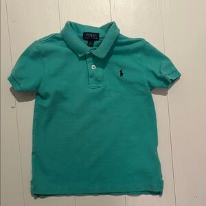 Ralph Lauren Kids Teal Polo Shirt with Navy Pony